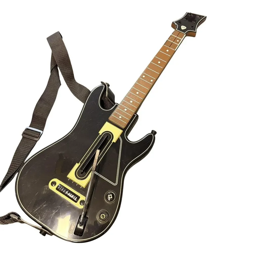 Activision Guitar Hero Live Wireless Guitar Controller Black No Dongle Tested